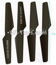 Lead Honor LH-X15 X15C X15WF Spare Parts-04 Propellers,Main blades(4pcs)-Black,Lead Honor LH-X15 X15C X15DV X15WF RC Quadcopter Drone Spare Parts Accessories,LH-X15 Replacement parts